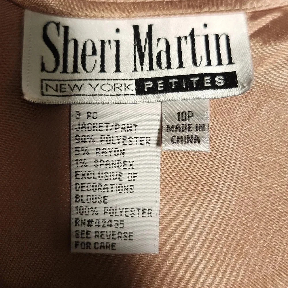 Sheri Martin Women’s Vintage Champagne Satin Tank Top - Picture 10 of 10